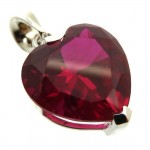 Siberian Ruby Quartz Sterling Silver Pendant 01